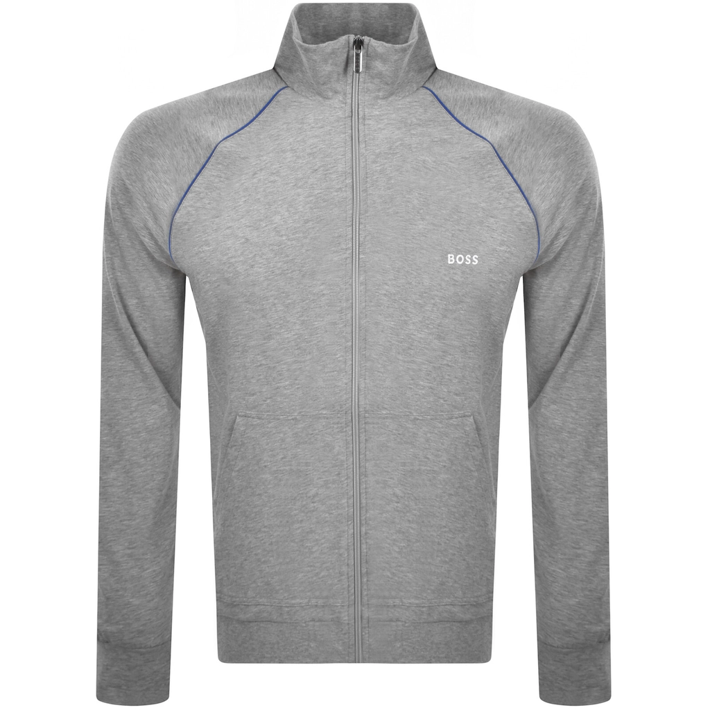 Hugo Boss BOSS Mix Match Full Zip Sweatshirt Grey